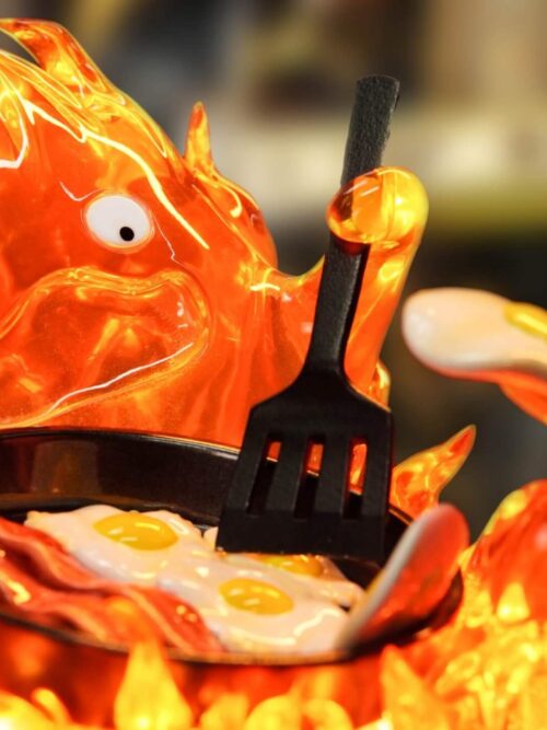 Howl's Moving Castle Hayao Miyazaki series Chef Calcifer GK Resin Statue