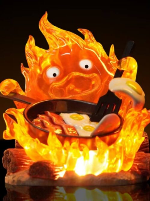 Howl's Moving Castle Hayao Miyazaki series Chef Calcifer GK Resin Statue