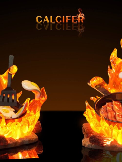 Howl's Moving Castle Hayao Miyazaki series Chef Calcifer GK Resin Statue