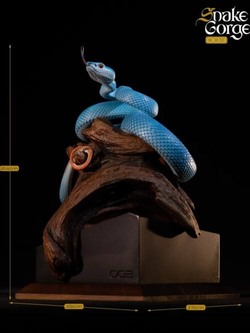 Indonesian Pit Viper Resin Statue 003 GK Resin Statue