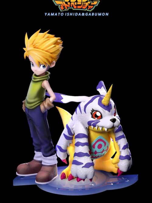 Ishida Yamato & Gabumon GK Resin Statue