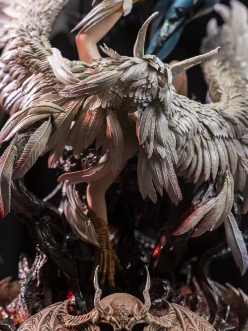 Jun Fudo vs. Lan Asuka 1/6 Scale Statue GK Resin Statue
