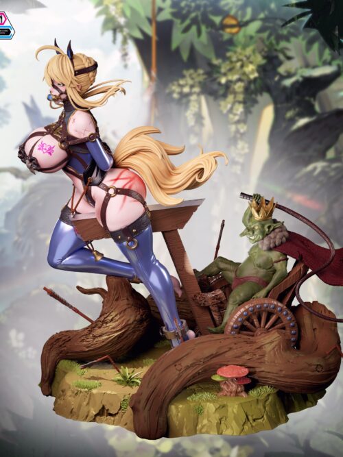 Lancer Artoria & Goblin Chariot 1/5 Scale Statue GK Resin Statue