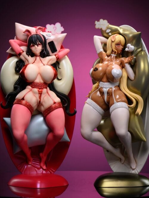 Lazy in Bed Girl GK Resin Statue