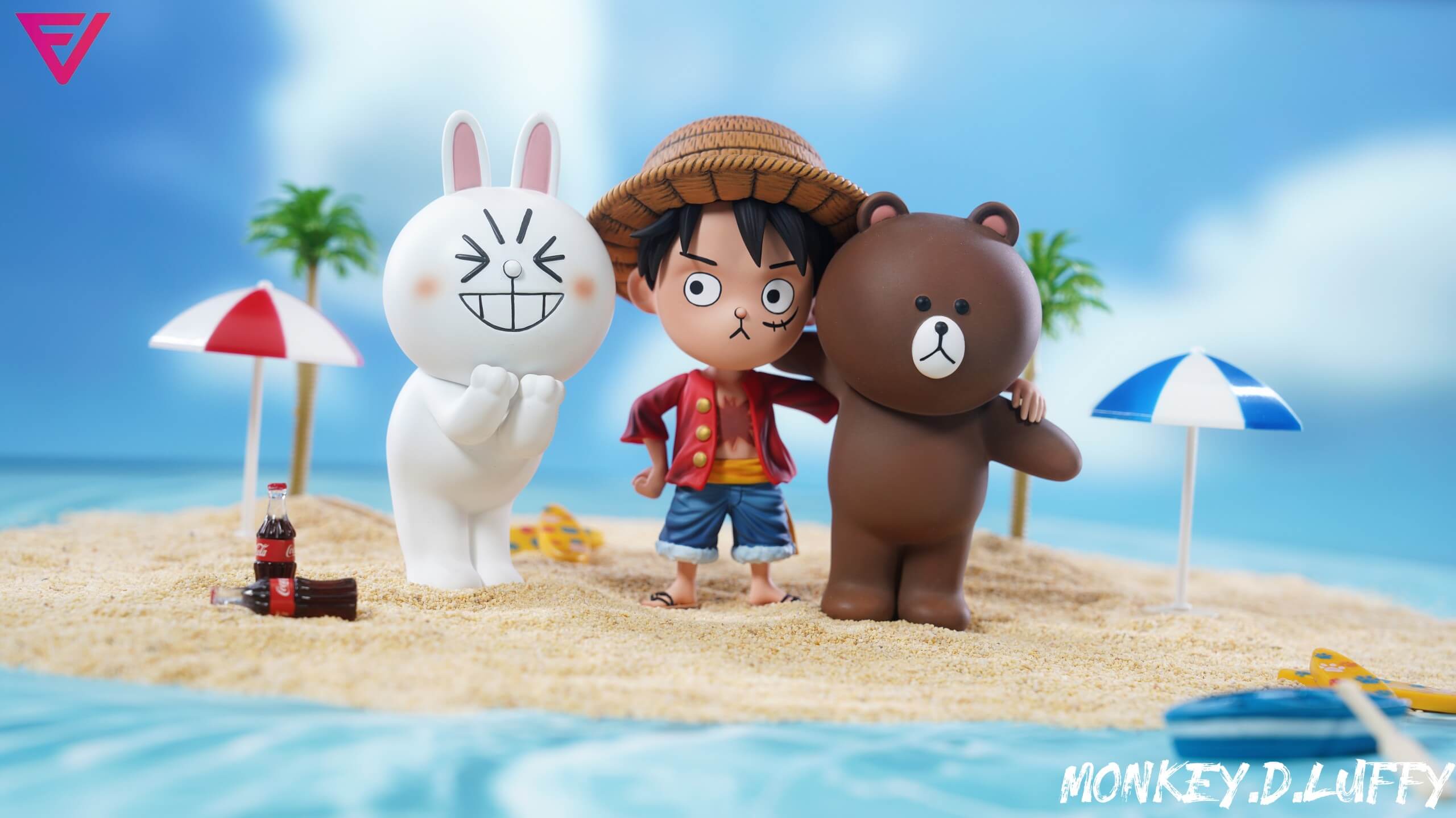 Luffy-Brown-Cony-EVE-Stu1 Luffy & Brown & Cony - EVE Studio - Image 1