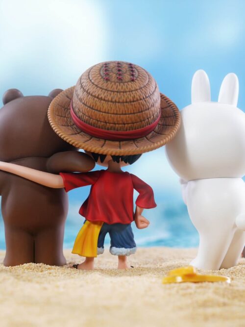 Luffy & Brown & Cony GK Resin Statue
