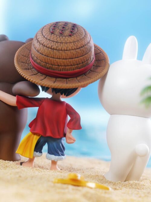 Luffy & Brown & Cony GK Resin Statue