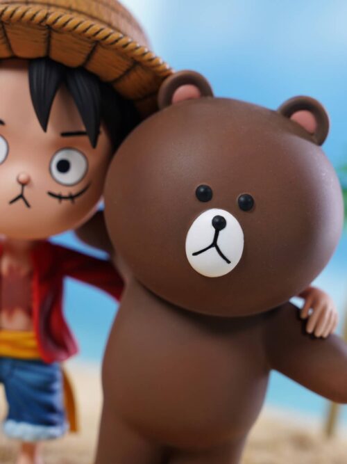 Luffy & Brown & Cony GK Resin Statue