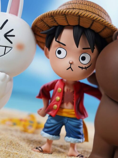Luffy & Brown & Cony GK Resin Statue