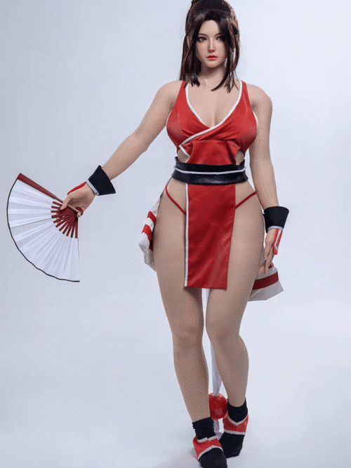 Mai Shiranui 1/1 Life-Size Silicone Art Statue GK Resin Statue