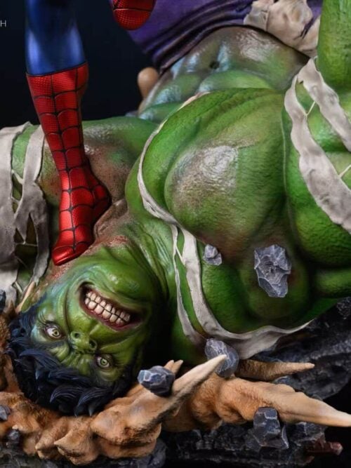Marvel MQ065 Spider Man vs Hulk GK Resin Statue