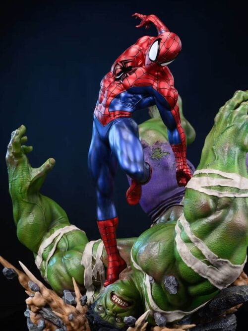 Marvel MQ065 Spider Man vs Hulk GK Resin Statue