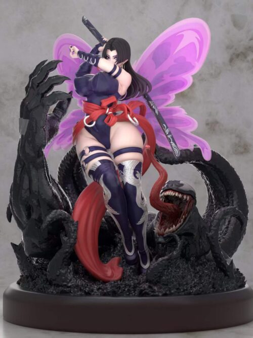 Marvel Series Psylocke & Venom GK Resin Statue