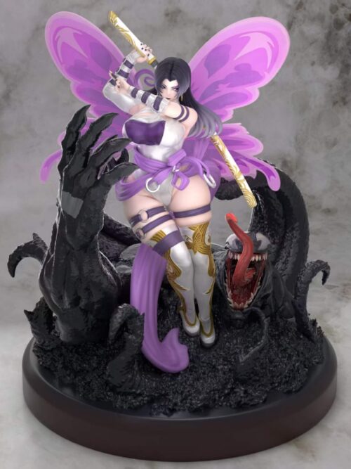 Marvel Series Psylocke & Venom GK Resin Statue
