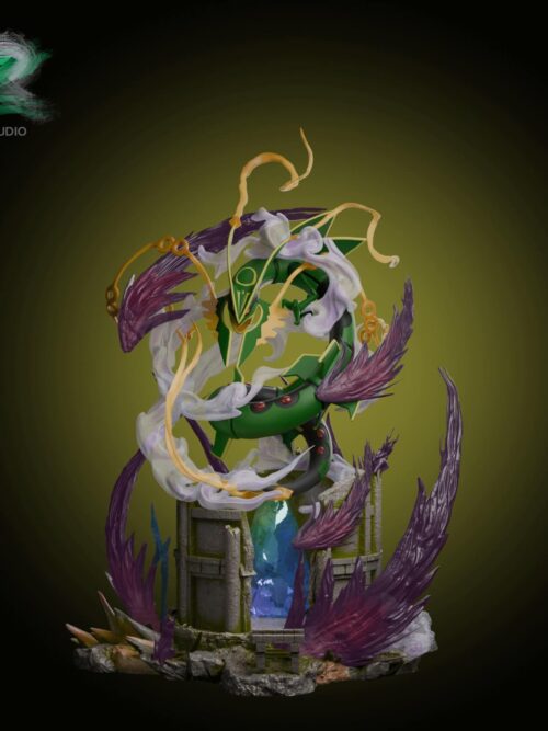 Mega Rayquaza Triad Resonance Edition Statue GK Resin Statue