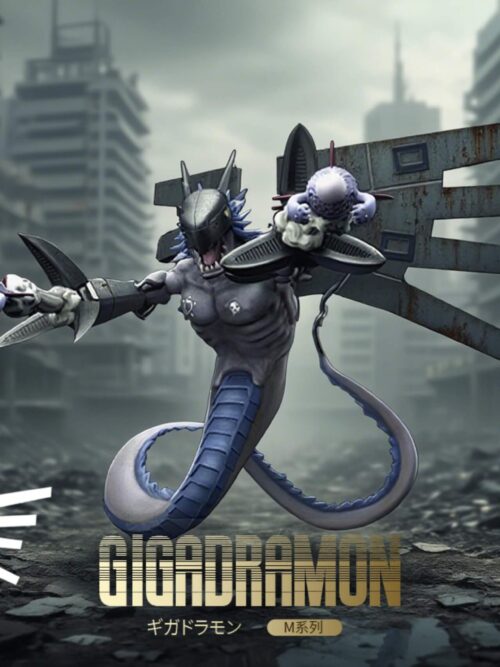 Metal Empire Series Mugendramon & Megadramon & Gigadramon & Mekanorimon & Guardromon & Tankmon GK Resin Statue