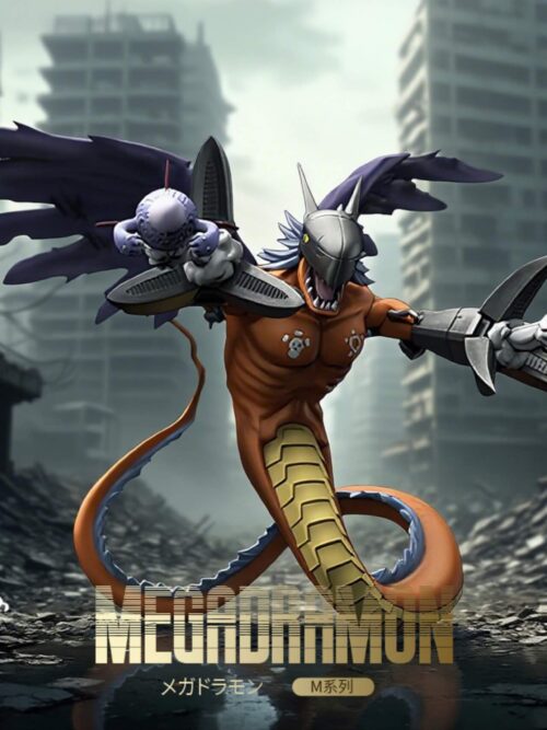 Metal Empire Series Mugendramon & Megadramon & Gigadramon & Mekanorimon & Guardromon & Tankmon GK Resin Statue