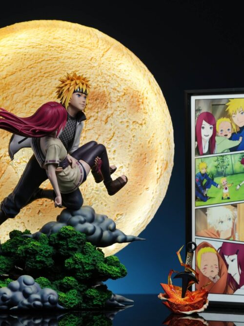 Minato & Kushina Under the Moon GK Resin Statue