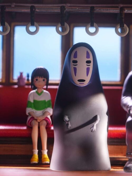 Miyazaki Desktop Series 011 Sea Train Spirited Away GK Resin Statue