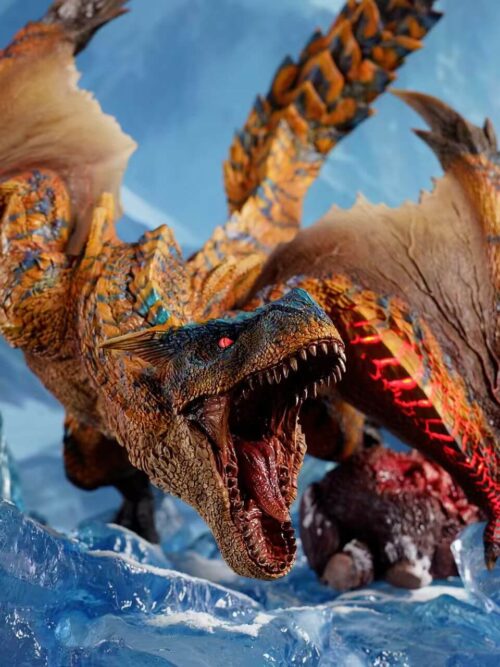 Monster Hunter Standard Tigrex Snow Mountain Base GK Resin Statue