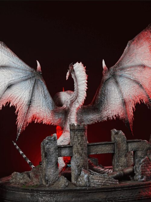 Monster Hunter White Fatalis GK Resin Statue