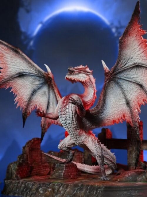 Monster Hunter White Fatalis GK Resin Statue