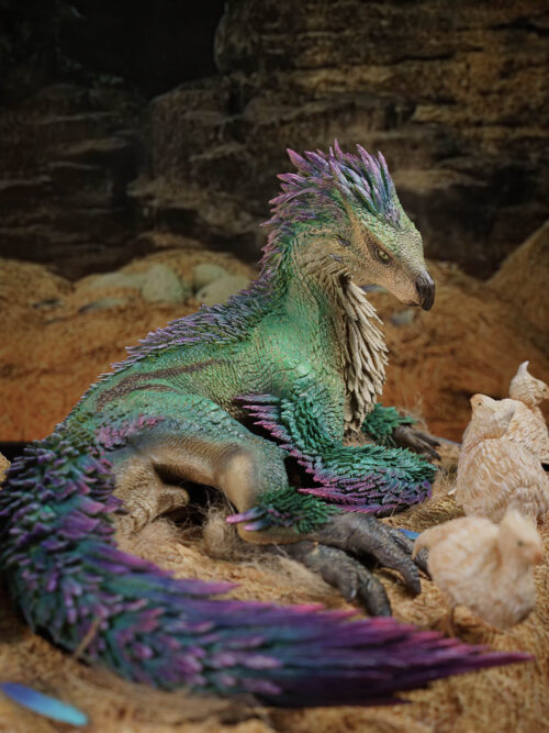 Monster Hunter Wilds Seikret GK Resin Statue