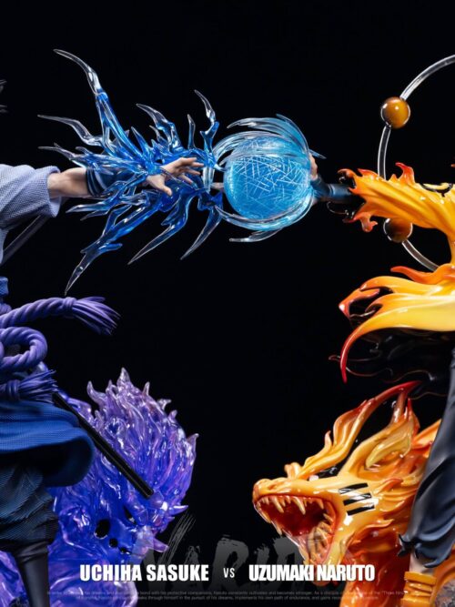 Naruto Light Sculpture Series Uzumaki Naruto & Uchiha Sasuke GK Resin Statue