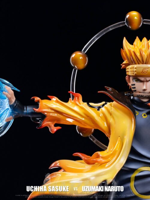 Naruto Light Sculpture Series Uzumaki Naruto & Uchiha Sasuke GK Resin Statue