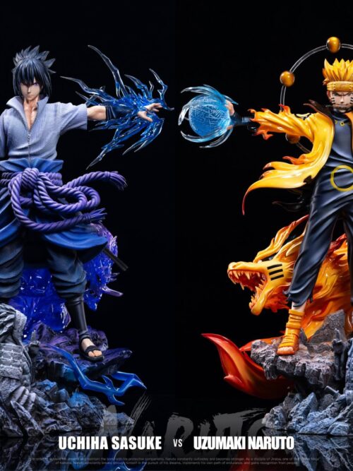Naruto Light Sculpture Series Uzumaki Naruto & Uchiha Sasuke GK Resin Statue