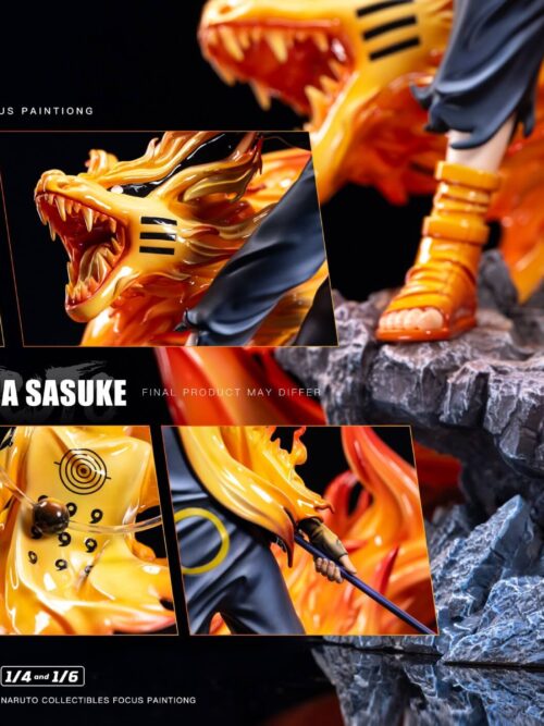 Naruto Light Sculpture Series Uzumaki Naruto & Uchiha Sasuke GK Resin Statue