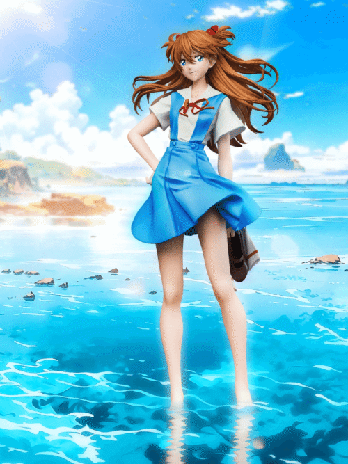 Neon Genesis Evangelion School Uniform Asuka GK Resin Statue