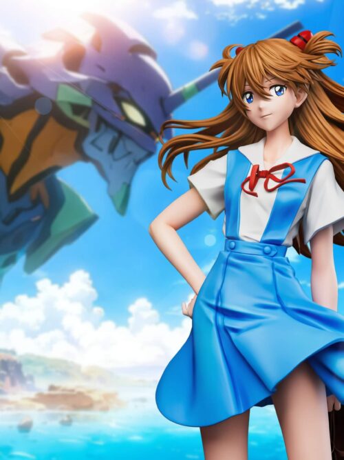Neon Genesis Evangelion School Uniform Asuka GK Resin Statue
