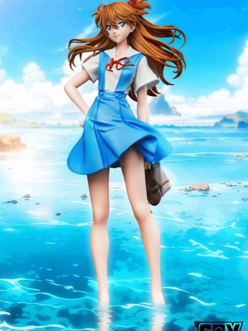 Neon Genesis Evangelion School Uniform Asuka GK Resin Statue
