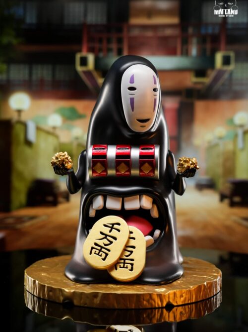 Kaonashi No-Face Man Money Machine Statue GK Resin Statue