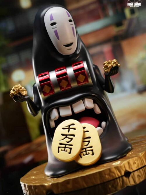 Kaonashi No-Face Man Money Machine Statue GK Resin Statue