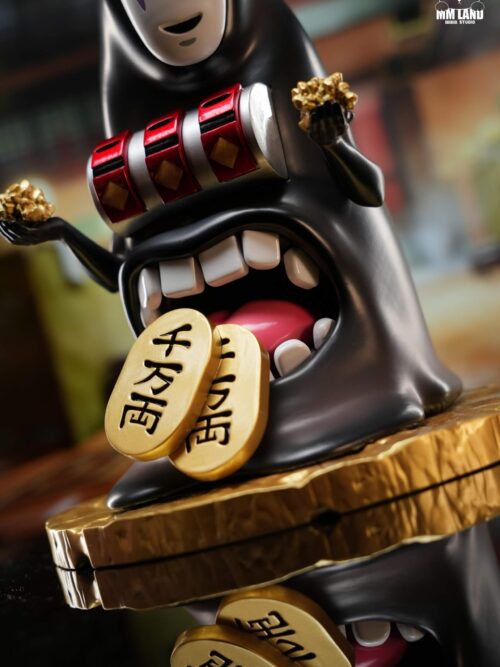 Kaonashi No-Face Man Money Machine Statue GK Resin Statue
