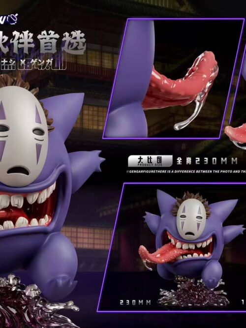 No-Face × Gengar Halloween Limited Statue GK Resin Statue
