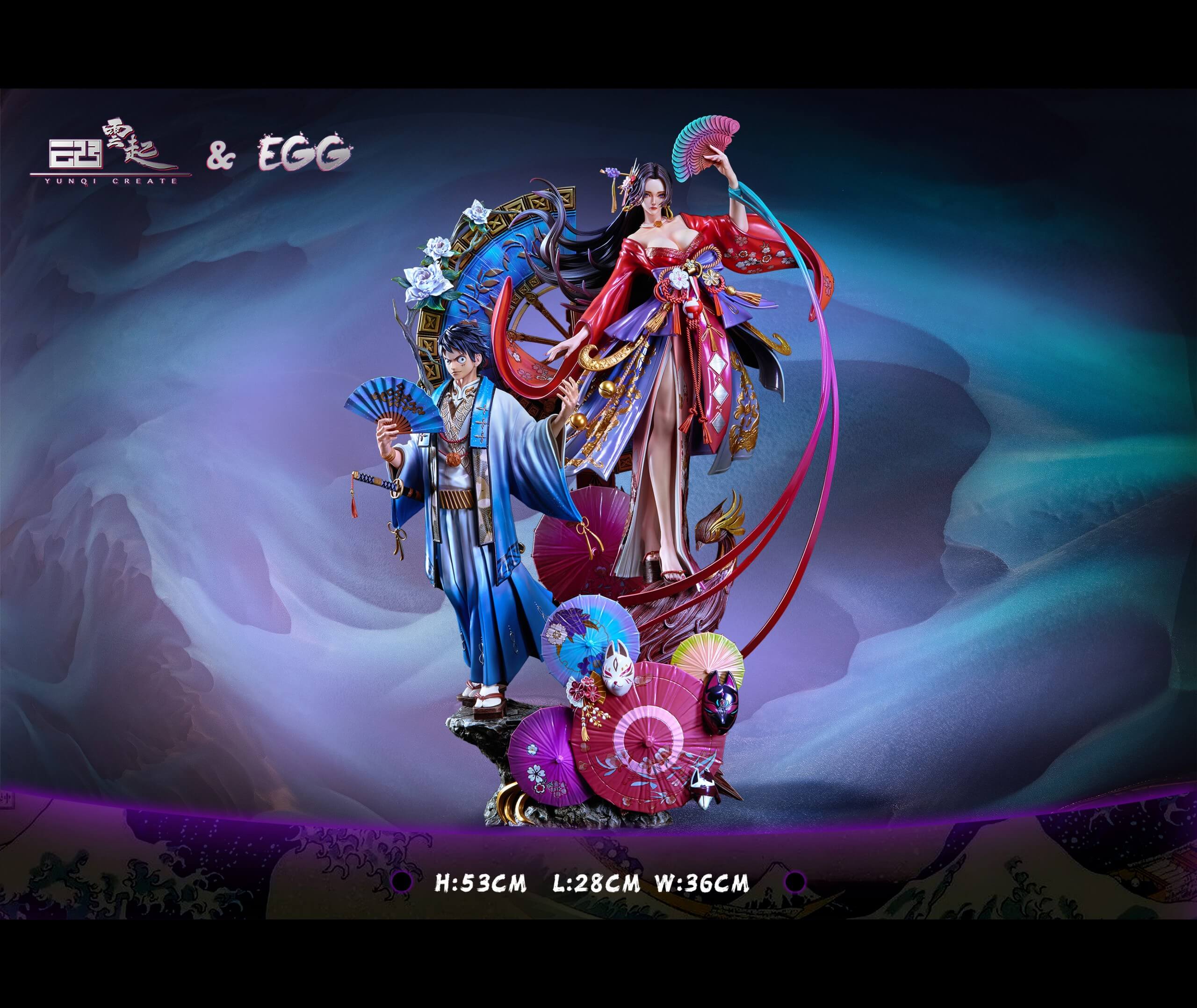 One-Piece-Hancock-Luffy-Yun-Qi-Studio-EGG-Studio-2 One Piece Hancock & Luffy - Yun Qi Studio & EGG Studio - Image 1