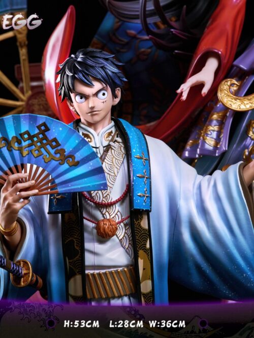 One Piece Hancock & Luffy GK Resin Statue