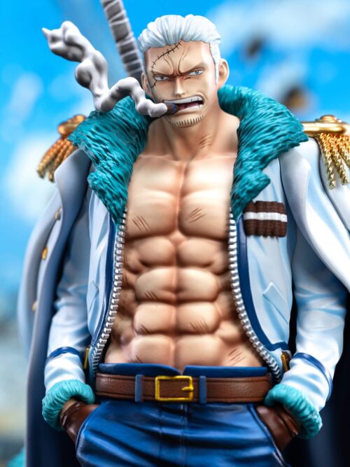 One Piece Navy Smoker GK Resin Statue