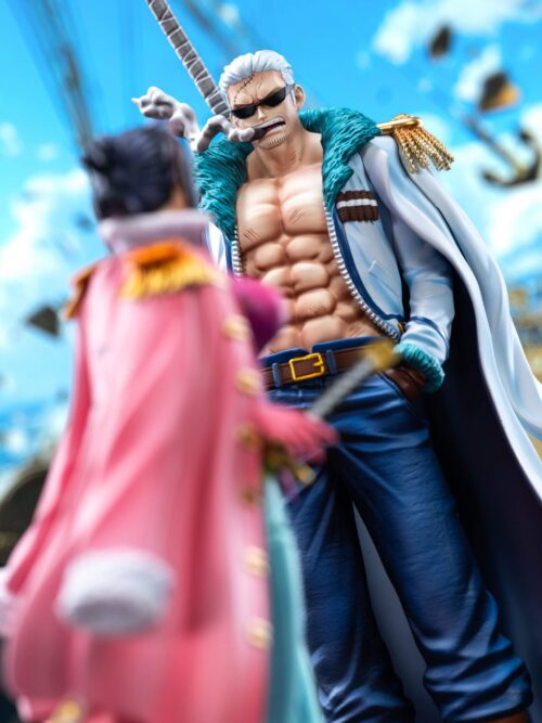 One Piece Navy Smoker GK Resin Statue
