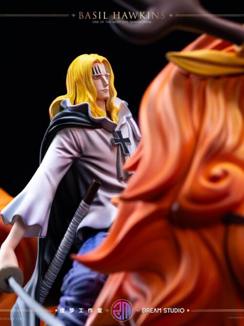 One Piece Onigashima Deer-Riding Basil Hawkins GK Resin Statue