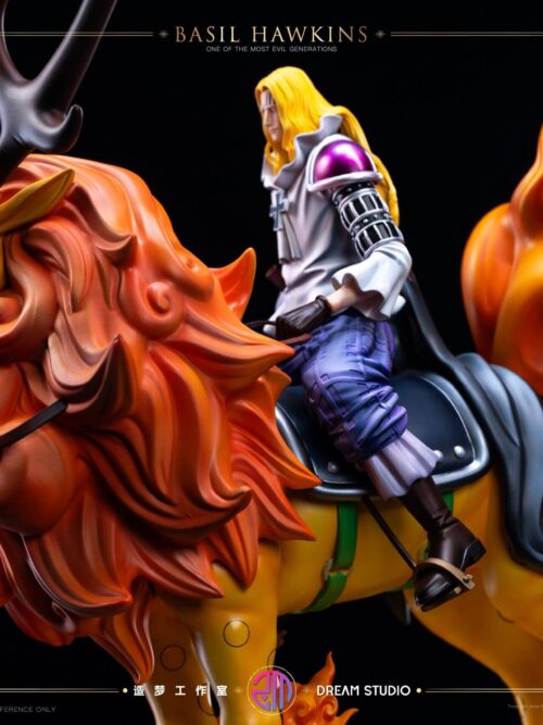 One Piece Onigashima Deer-Riding Basil Hawkins GK Resin Statue