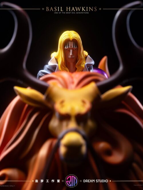 One Piece Onigashima Deer-Riding Basil Hawkins GK Resin Statue