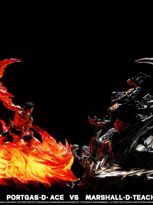 One Piece Portgas D. Ace VS Marshall D. Teach GK Resin Statue