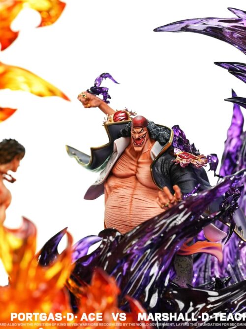 One Piece Portgas D. Ace VS Marshall D. Teach GK Resin Statue
