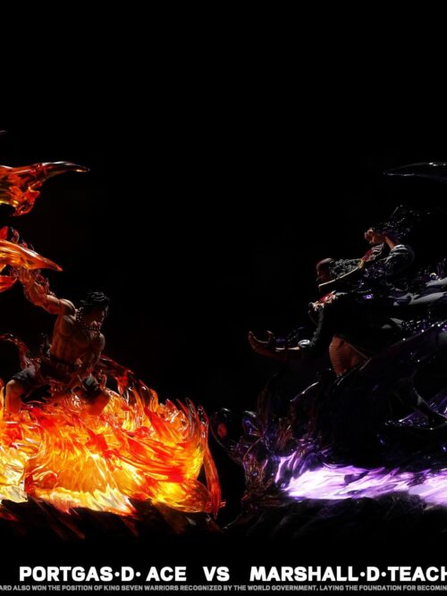 One Piece Portgas D. Ace VS Marshall D. Teach GK Resin Statue