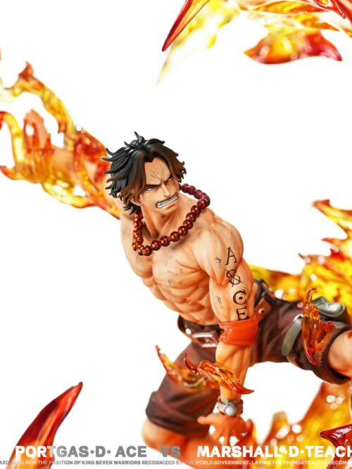 One Piece Portgas D. Ace VS Marshall D. Teach GK Resin Statue
