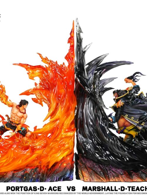 One Piece Portgas D. Ace VS Marshall D. Teach GK Resin Statue
